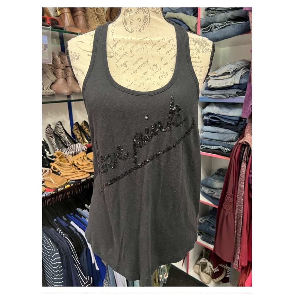 PINK by Victoria's Secret Tank Sequinned Tank Top